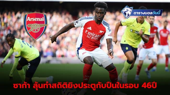 Bukayo Saka hopes to score 50 goals in the top flight